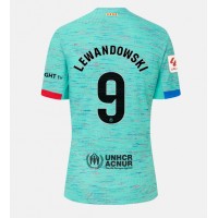 Muški Nogometni Dres Barcelona Robert Lewandowski #9 Rezervni 2023-24 Kratak Rukav